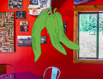 interior of Peppers restaurant